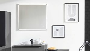 Wandspiegel Interliving aus Spiegel in Transparent Interliving Bad Serie 7317 - Wandspiegel ca. 80 x 72 cm